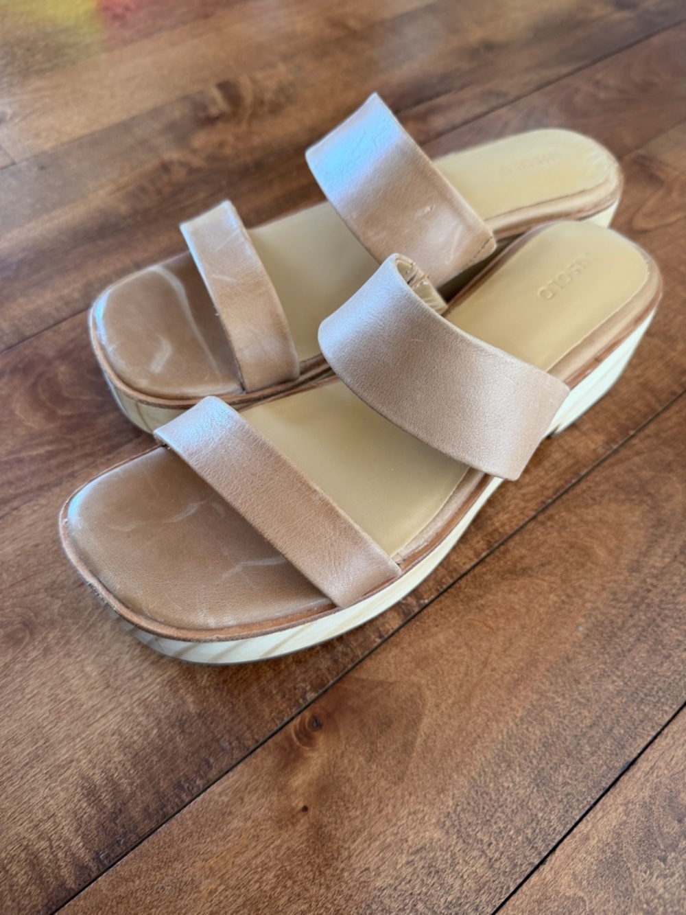 Nisolo Ellie All Day Leather Clogs, Sz 8